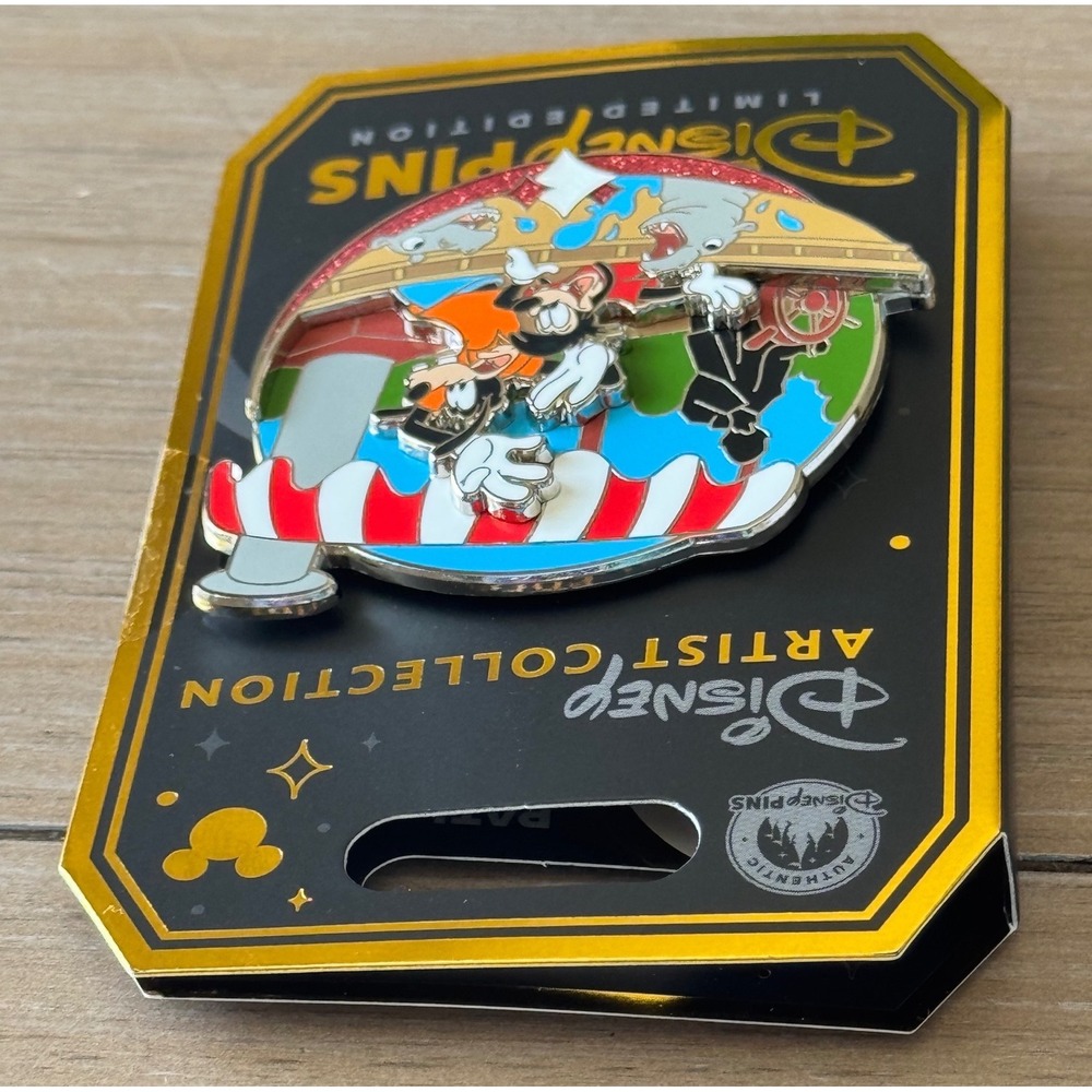 Disney Artist Collection 2026 Goofy Max Jungle Cruise LE Pin Signed by Artist - Picture 5 of 7